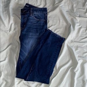 Dark blue American eagle skinny jeans